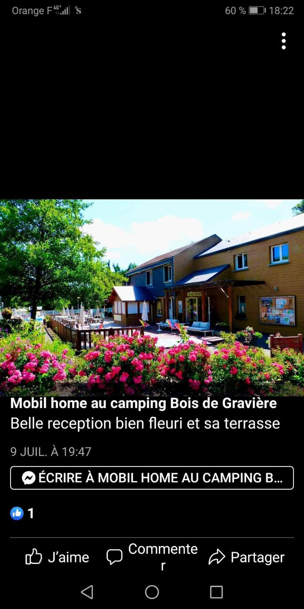 Charmant Mobil Home Style Chalet 베세-에-생타나스타시 외부 사진
