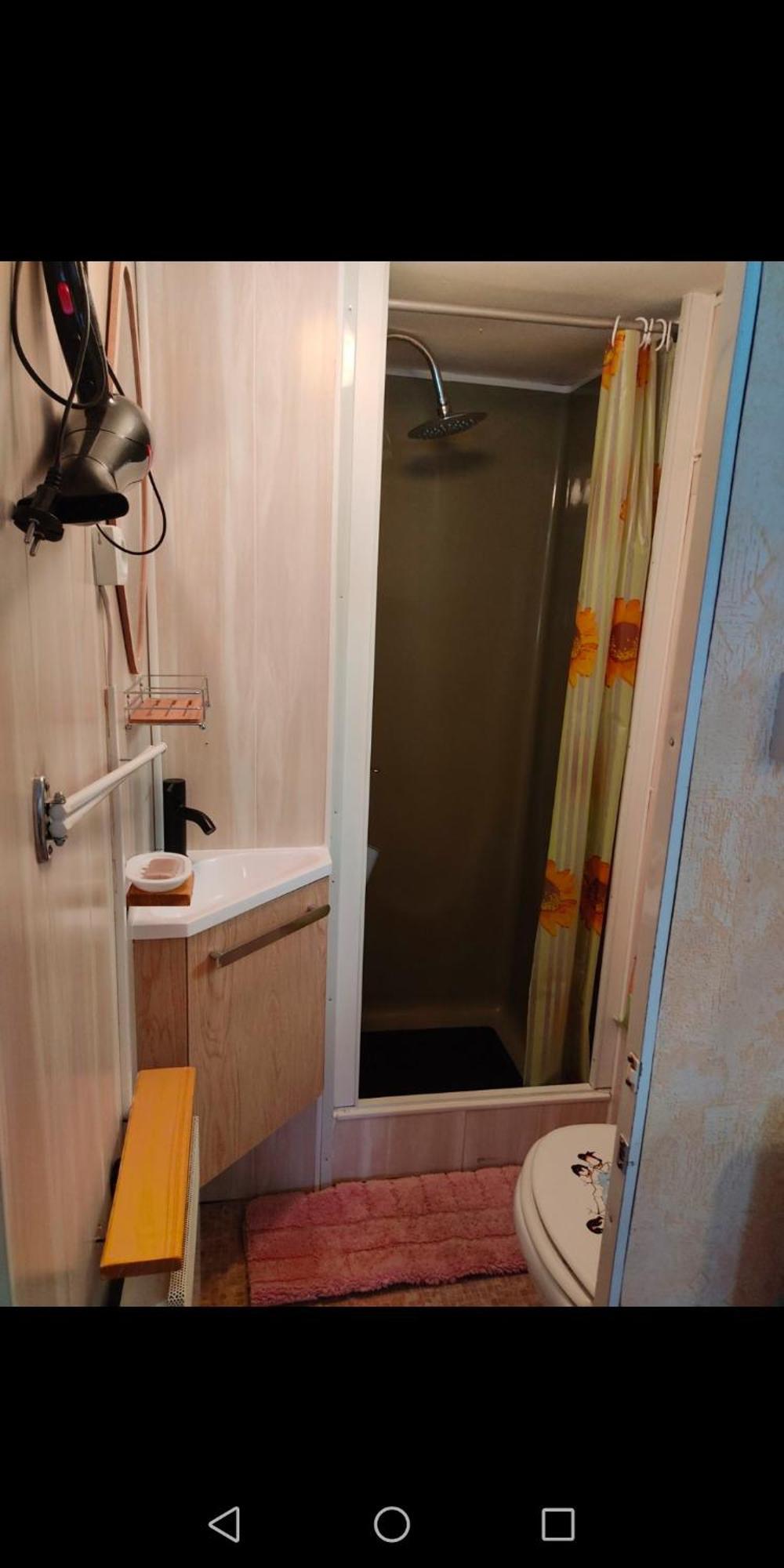 Charmant Mobil Home Style Chalet 베세-에-생타나스타시 외부 사진